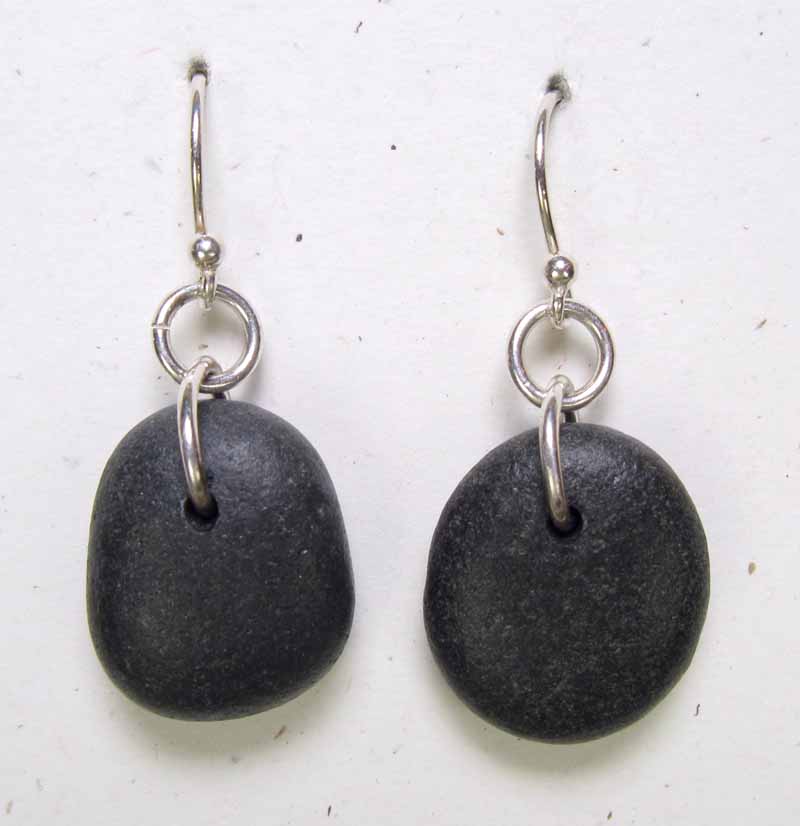 Simple Beach Stone Earring